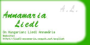 annamaria liedl business card